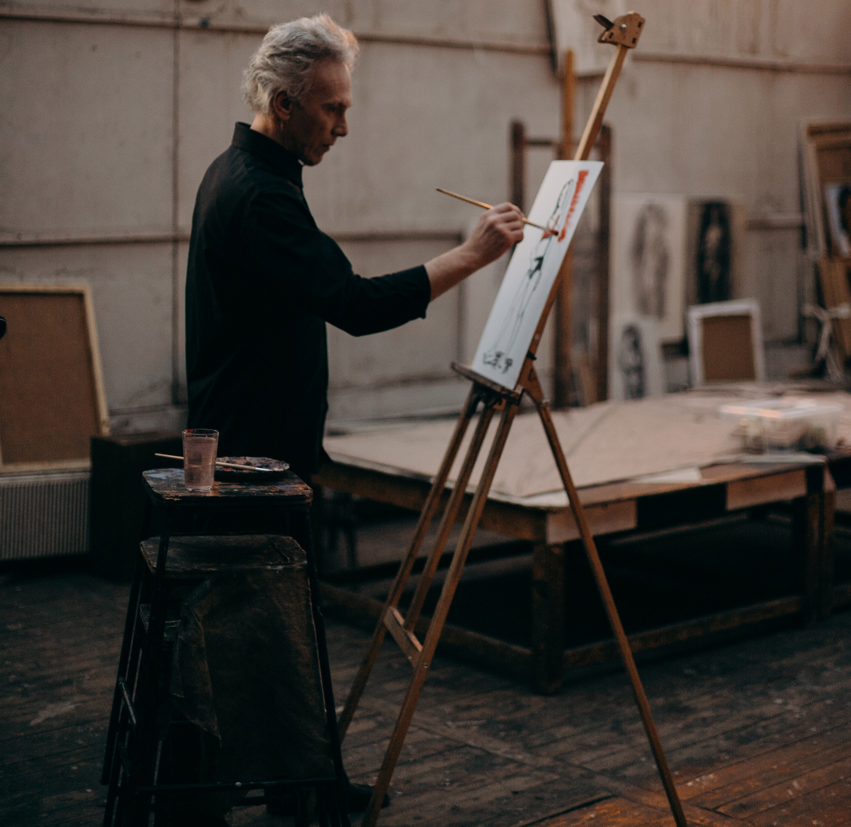 Adult Man Painting