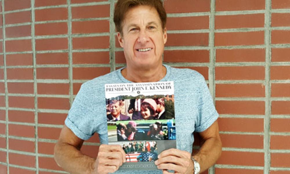 Photo of David Denton with Book