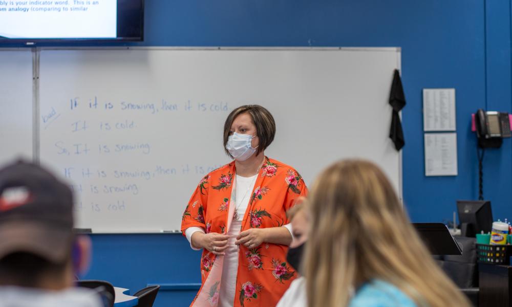 Cyndi Boyce teaching
