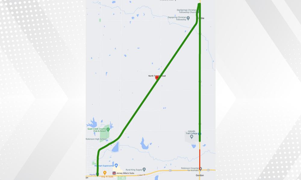 LTC Detour Map