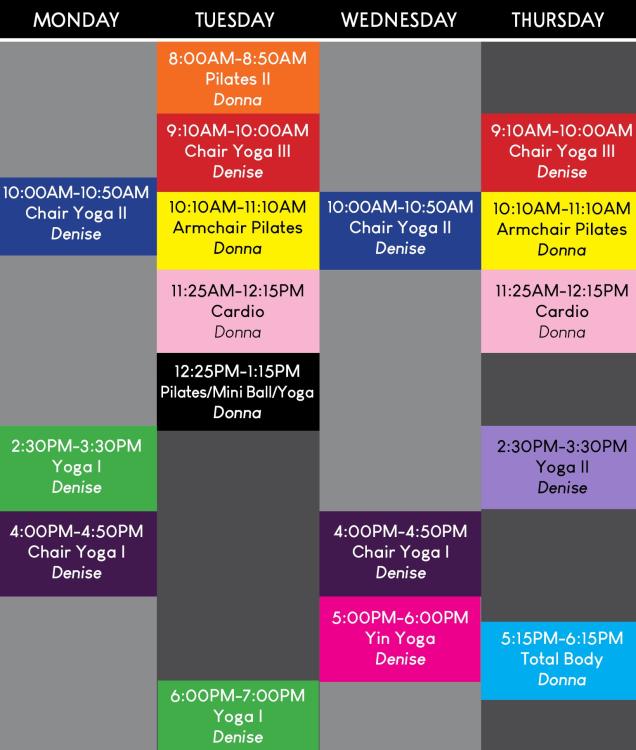 fcc_fitness class schedule