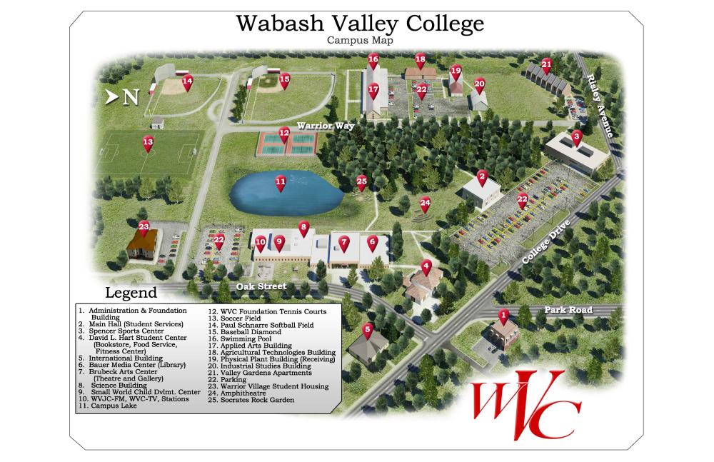 Wabash College Campus Map Campus Map | Iecc
