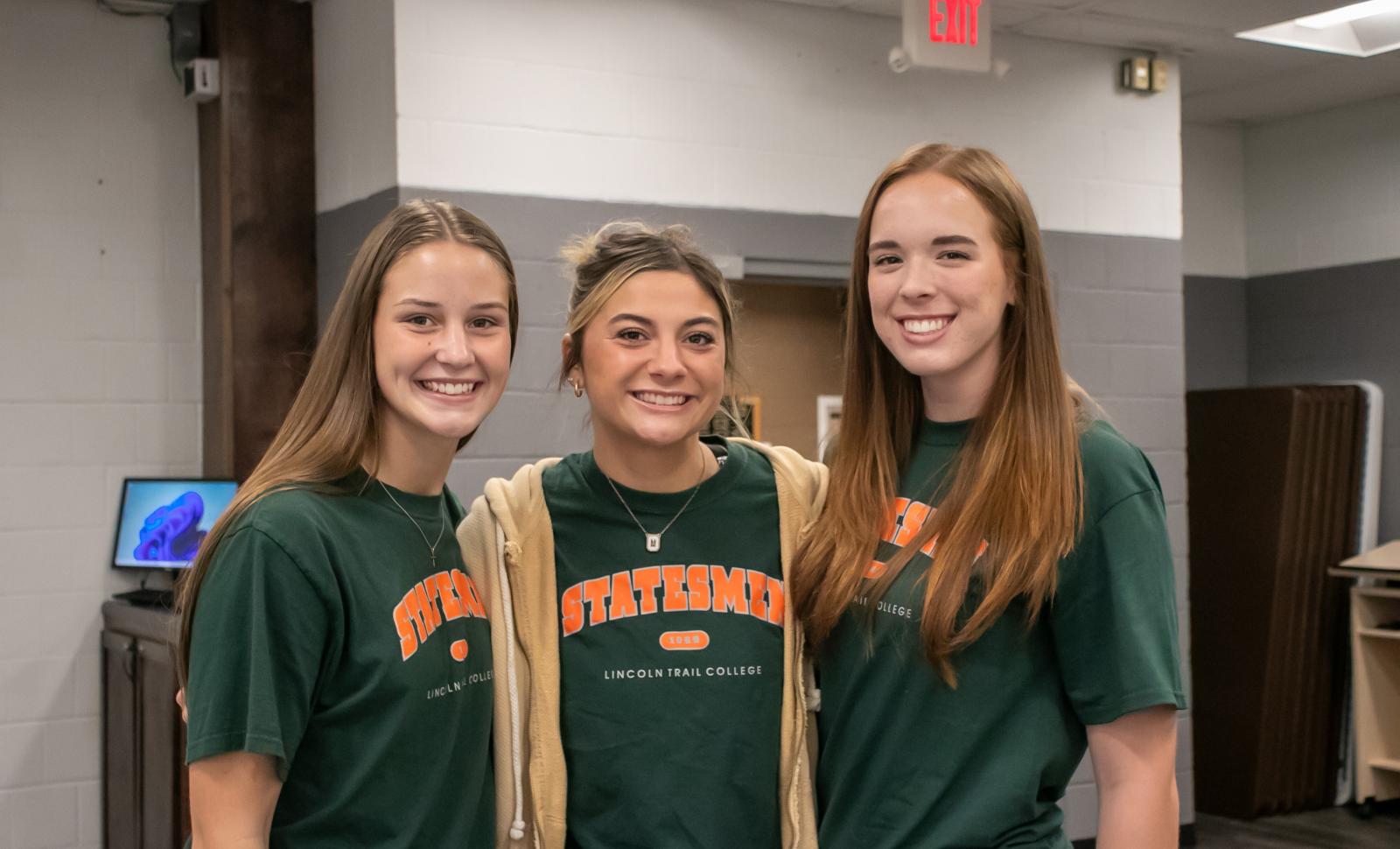 A photo of LTC Ambassadors Krista Phillips, Macy Knight, and Abigail Vaughn