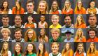 Collage of 32 athlete headshots