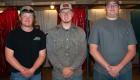 Photo of welding students Lane Bradley, Jacob Taylor and Tyler Dowty